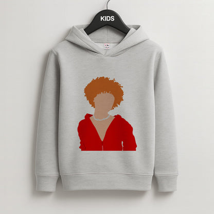Red Grey Hoodie - Ice Spice Kids Grey Hoodie
