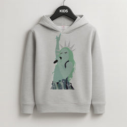 I'd Have To Stop The World Kids Grey Hoodie
