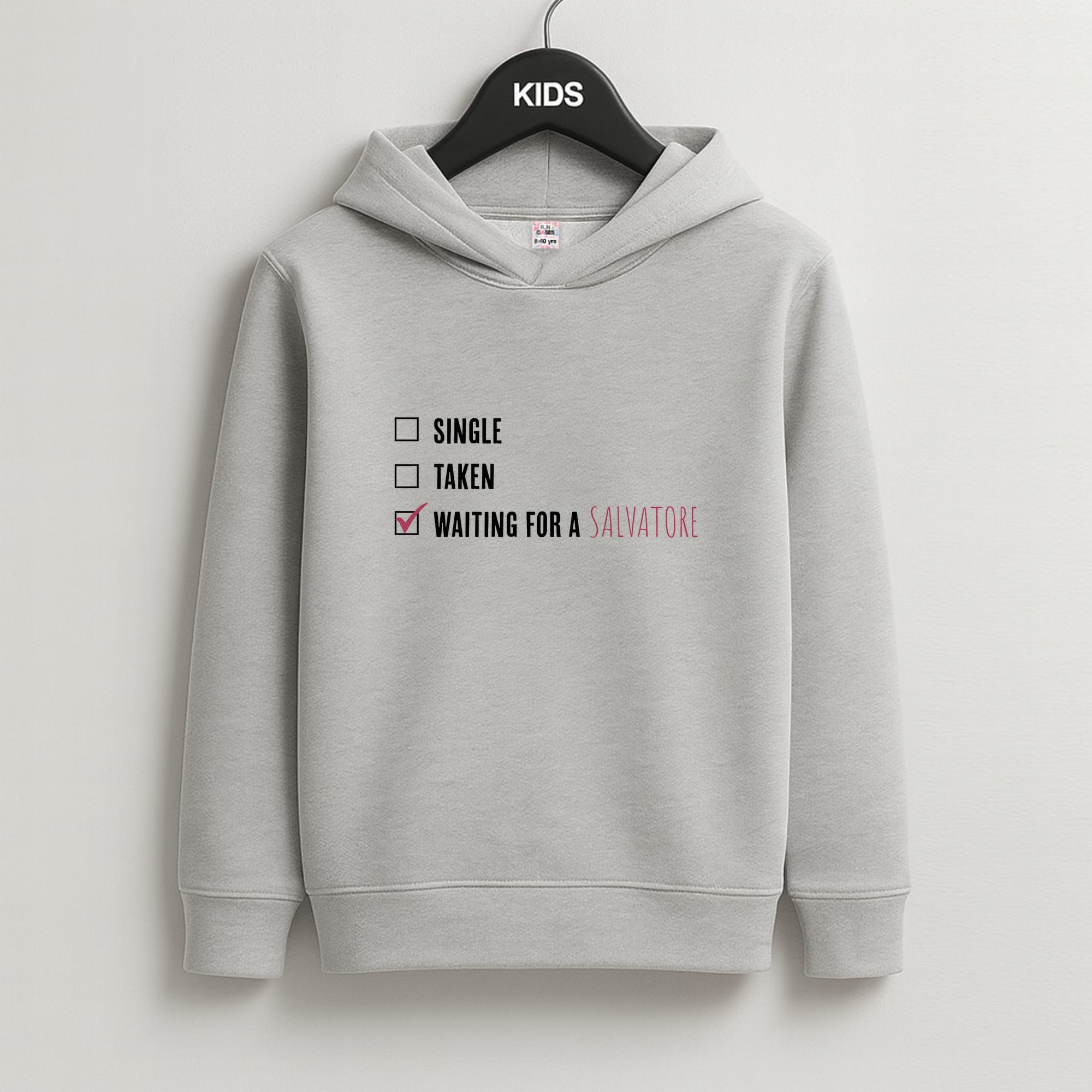 Waiting For A Salvatore - VD Kids Hoodie