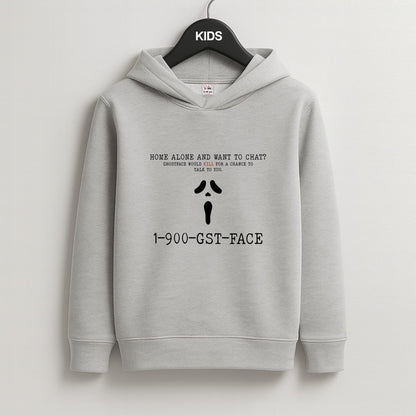 1-800-GST-FACE - Scream Kids Grey Hoodie