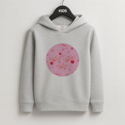 Coffee Pattern - Chamberlain Kids Grey Hoodie