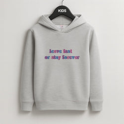 Leave Fast Or Stay Forever - Fender Kids Hoodie