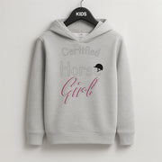 Certified Horse Girl - Horses Kids Hoodie 2