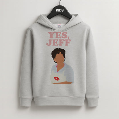 Yes Jeff Kids Grey Hoodie