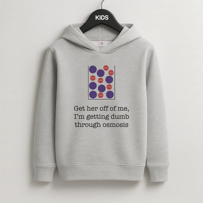 Dumb Osmosis Kids Grey Hoodie