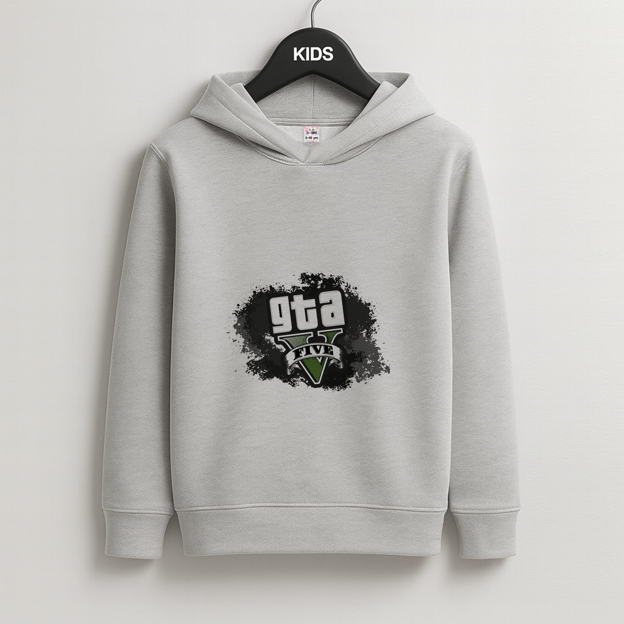 Five - Video Game Kids Grey Hoodie