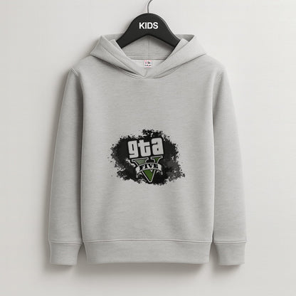 Five - Video Game Kids Grey Hoodie
