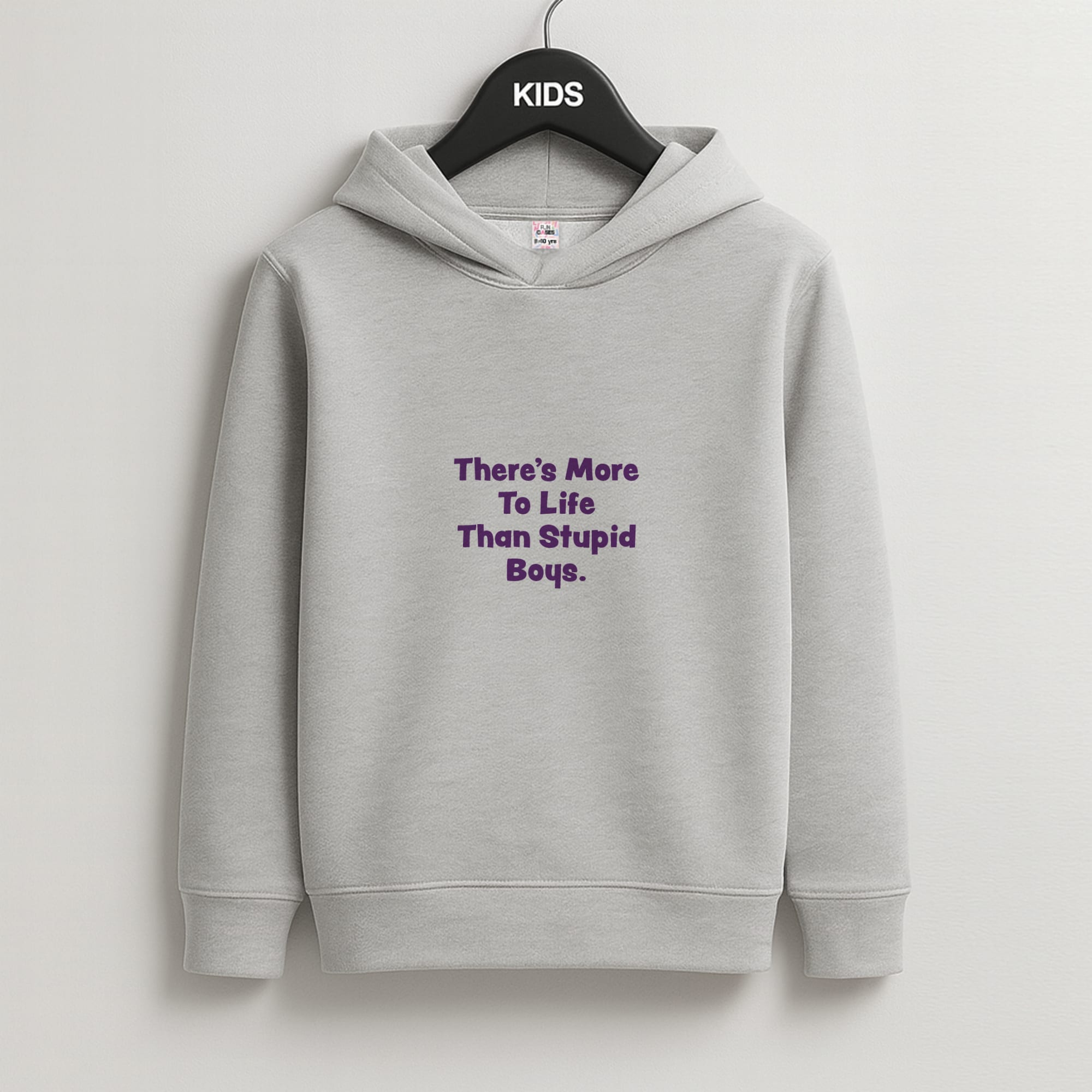 More To Life Kids Grey Hoodie