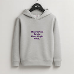 More To Life Kids Grey Hoodie