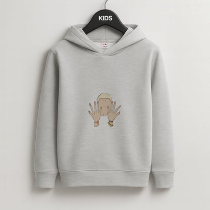 Versan Face Kids Grey Hoodie
