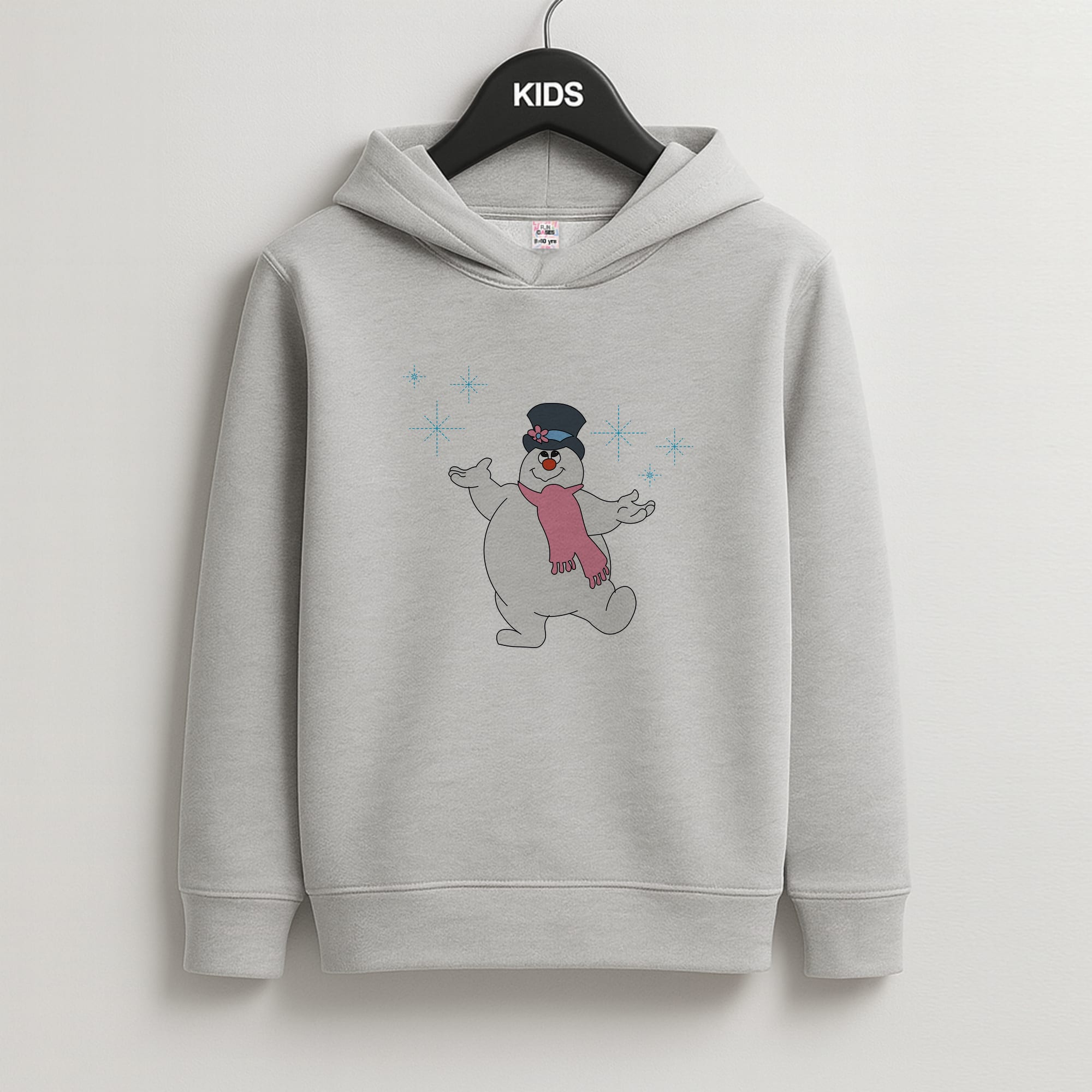 Frosty - Snowman Kids Grey Hoodie