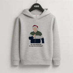 Are You Asking Me To Step Into Christmas - Gavin And Stacey Kids Grey Hoodie