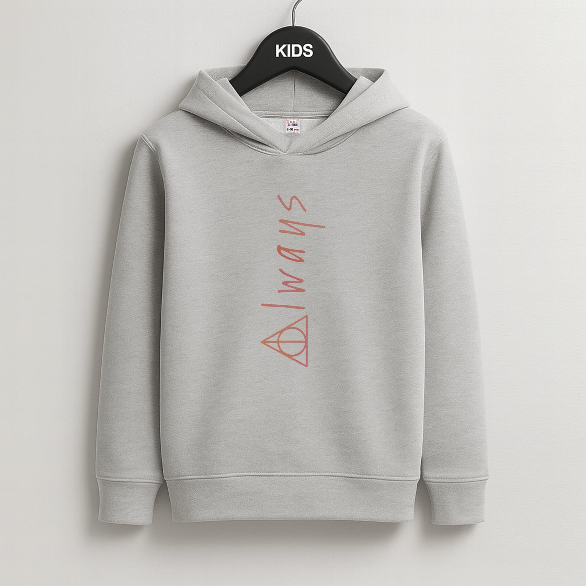 Deathly Always Kids Grey Hoodie