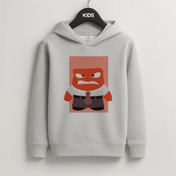 Anger - Inside Out Kids Grey Hoodie