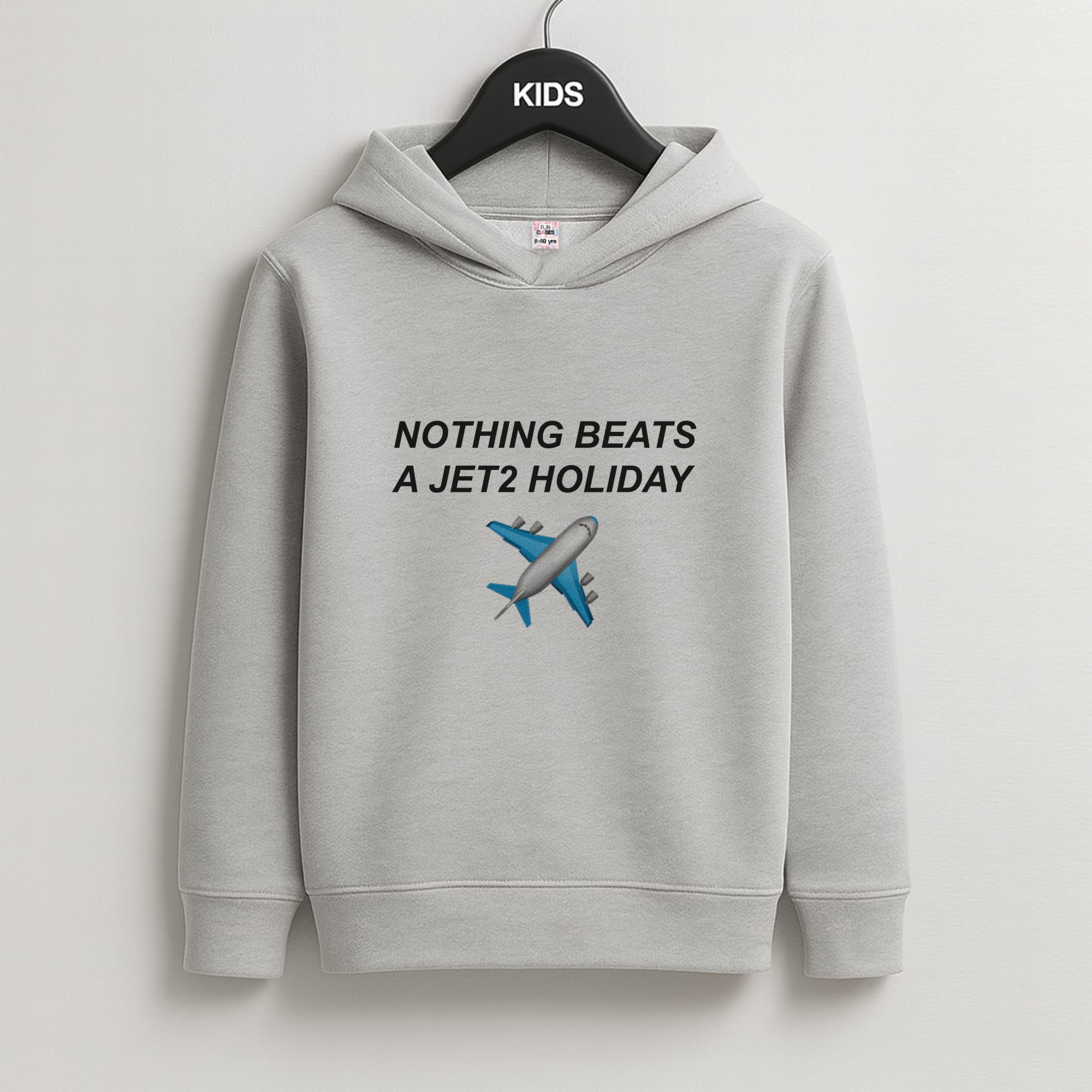 Nothing Beats A Holiday Kids Grey Hoodie