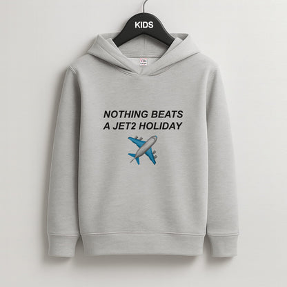 Nothing Beats A Holiday Kids Grey Hoodie