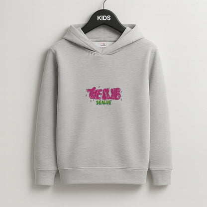 The club is alive Kids Grey Hoodie