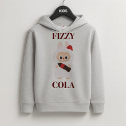 Fizzy Cola Monster Kids Grey Hoodie