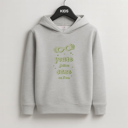 You're Just As Sane As I Am Kids Grey Hoodie