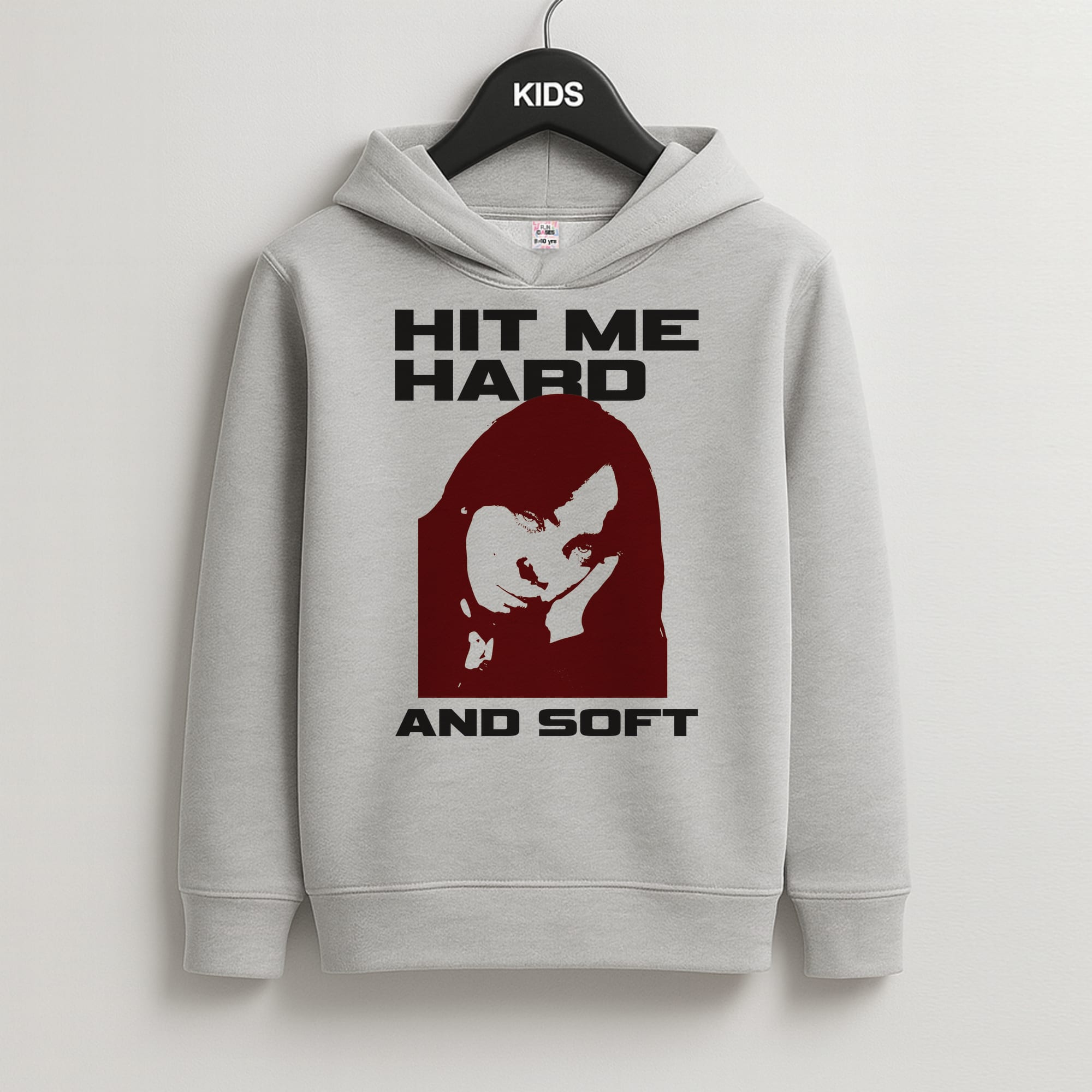 Billie 2025 Kids Grey Hoodie