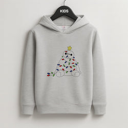 Baymax Christmas Kids Grey Hoodie