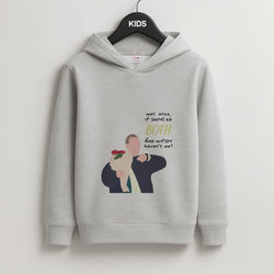 Seems We Both Have Autism - British Pop Culture Kids Grey Hoodie