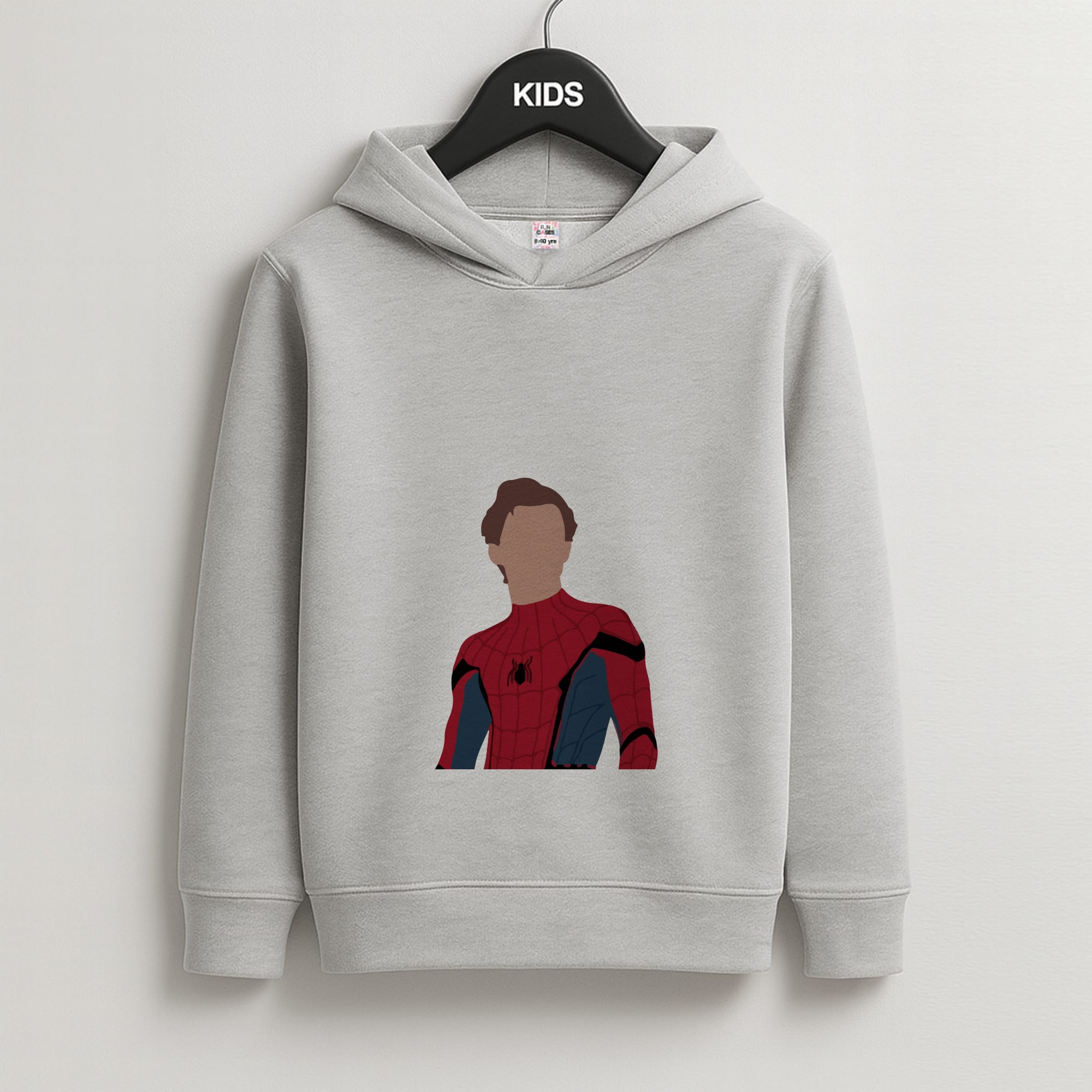 Spiderman Kids Grey Hoodie