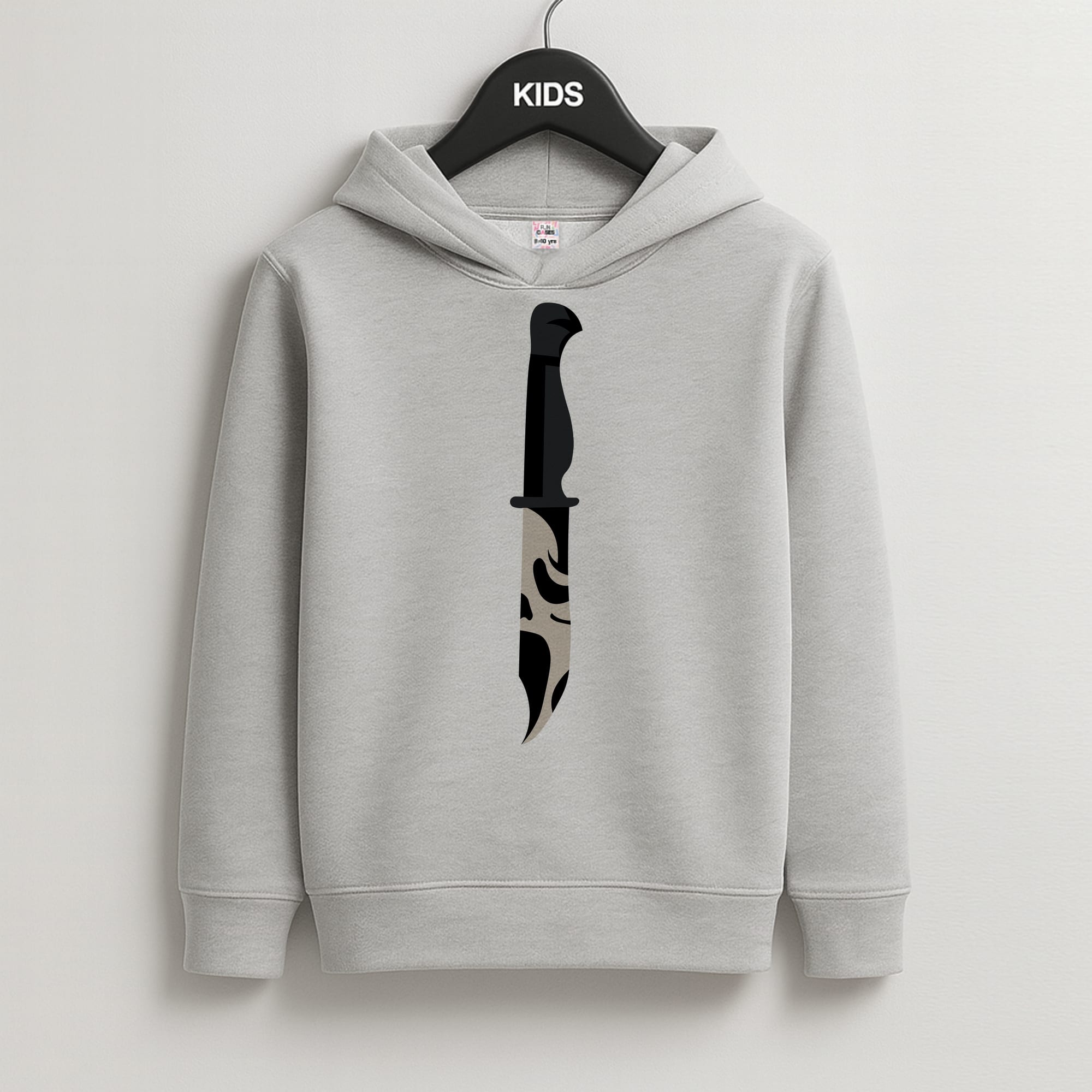 Ghostface Dagger - Scream Kids Grey Hoodie