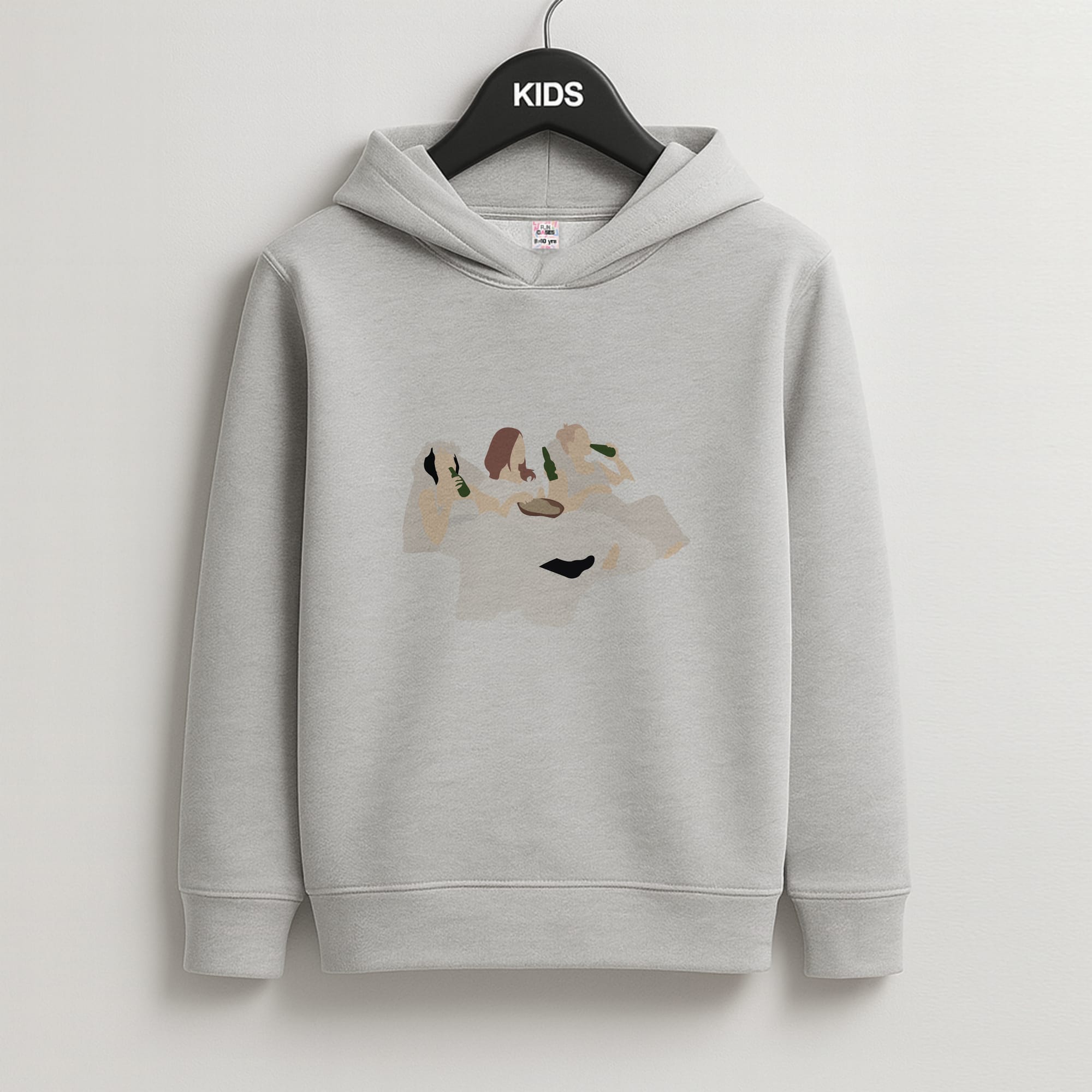 Wedding Chill Kids Grey Hoodie