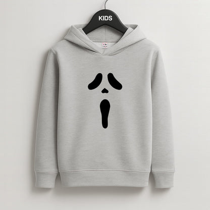 Scream Face Kids Grey Hoodie