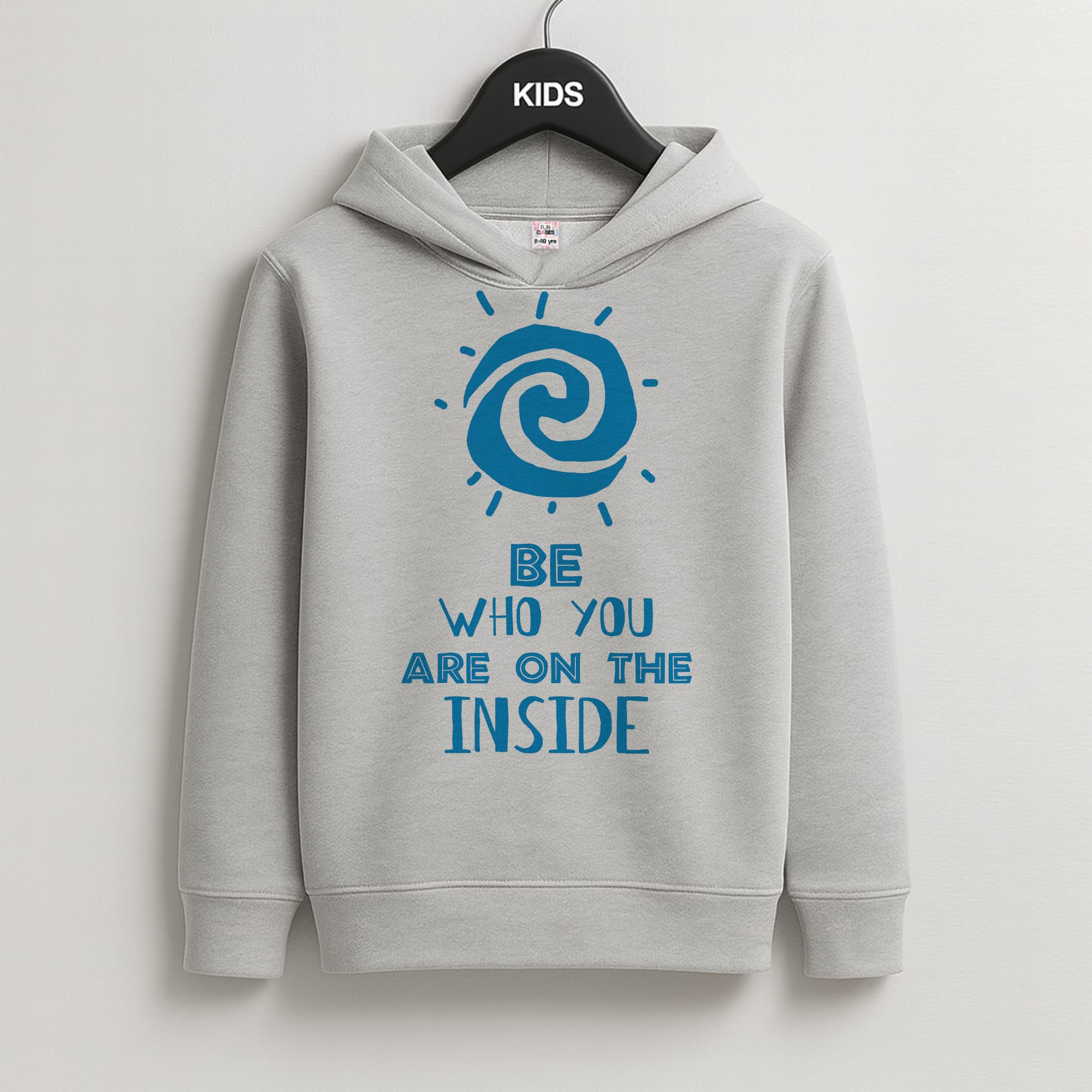 Be Who You Kids Grey Hoodie