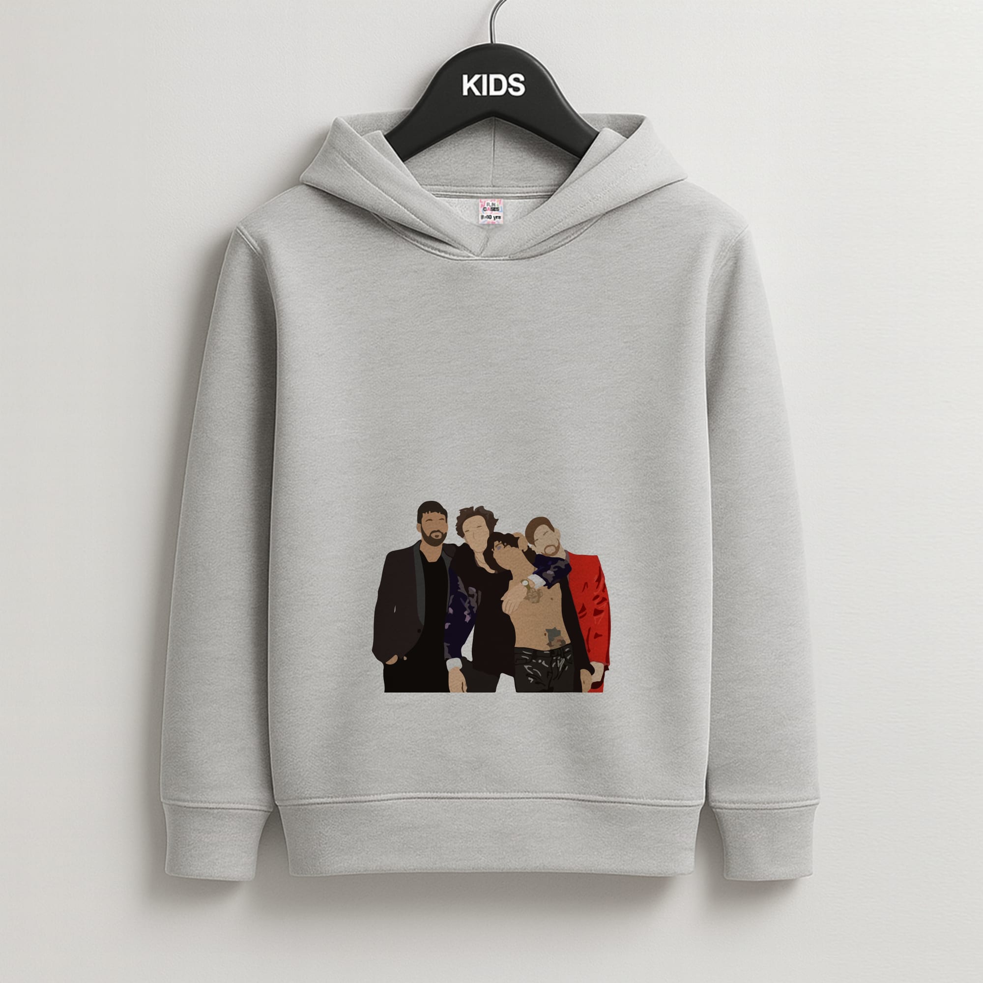 1975 Band  Kids Grey Hoodie