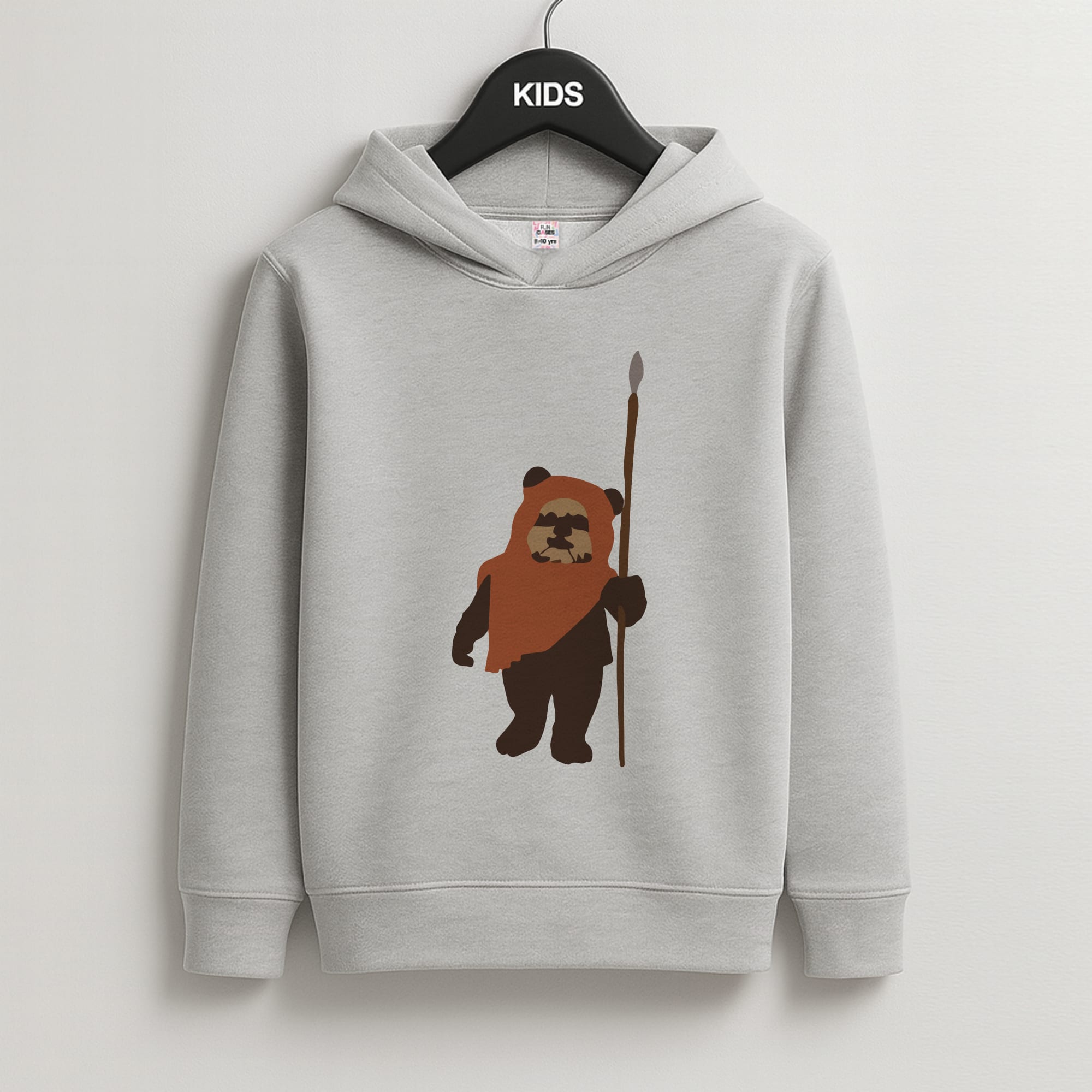 Ewok Kids Grey Hoodie