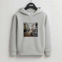 What's The Story Kids Grey Hoodie