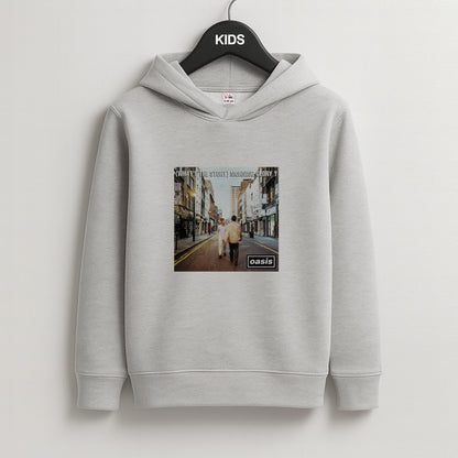 What's The Story Kids Grey Hoodie