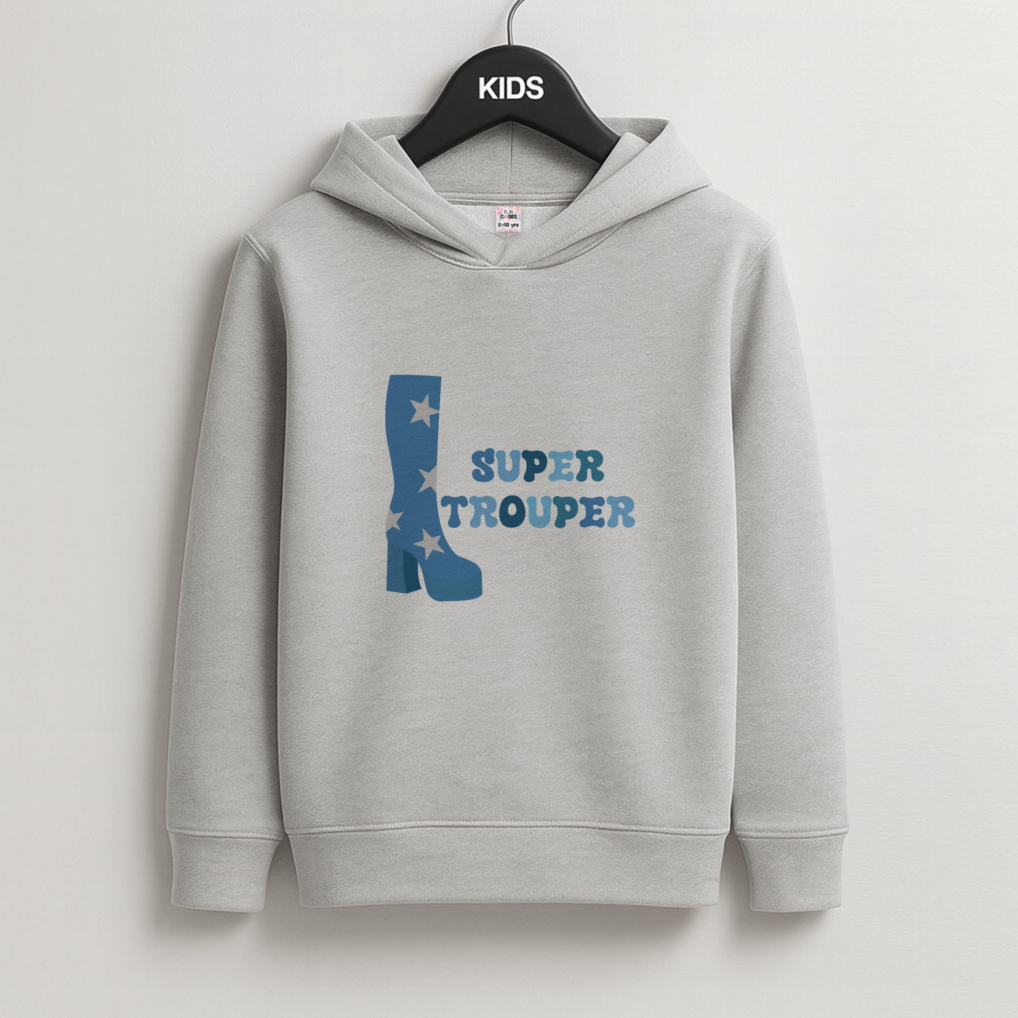 Super Trouper Kids Grey Hoodie