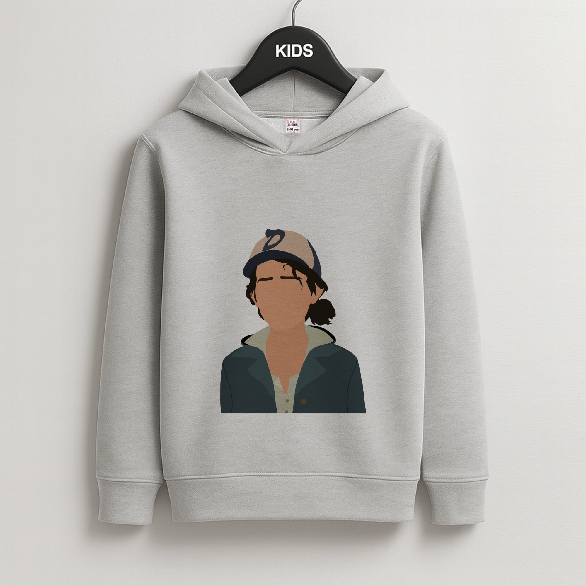 Clementine - TWD Kids Grey Hoodie