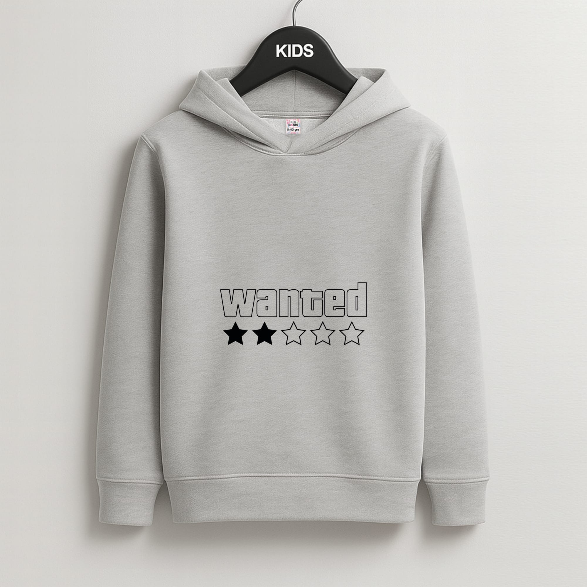 Wanted - Video Game Kids Grey Hoodie