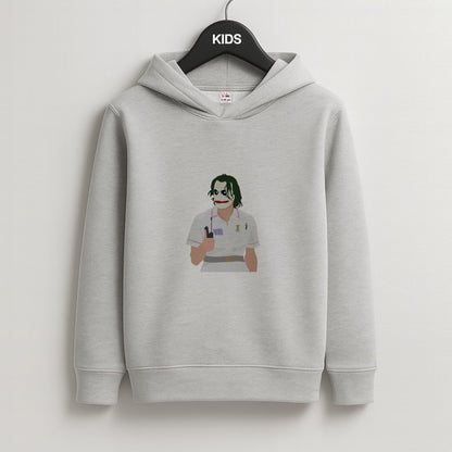 Nurse Joker Kids Grey Hoodie