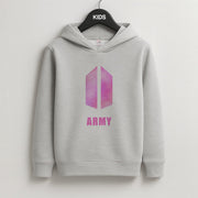 BTS Army Pink - K Pop Kids Hoodie 2