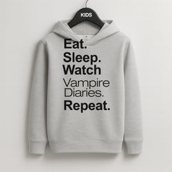 Eat Sleep Watch VPD Repeat Kids Hoodie