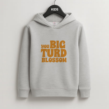 You Big Turd Blossom - GOTG Kids Grey Hoodie