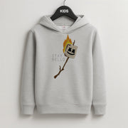 Stay Mello White Helmet DJw - White Helmet DJ Kids Hoodie 2