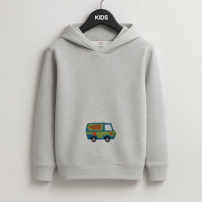 The Mystery Machine - Scoob Kids Grey Hoodie