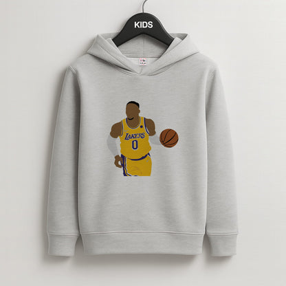 Young - Basketball Kids Grey Hoodie