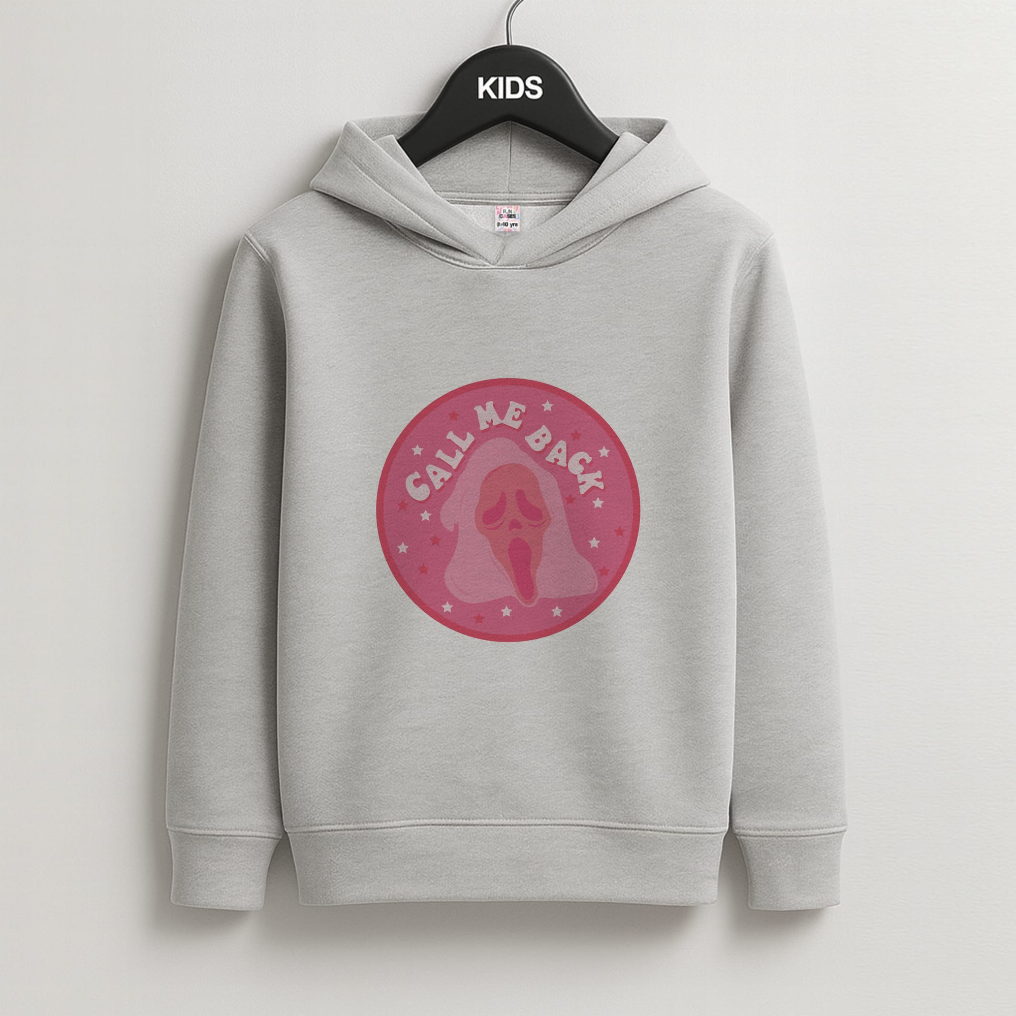 Call Me Back Ghostface - Scream Kids Grey Hoodie