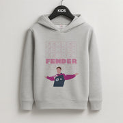 Fender Pink Sports Jersey Kids Hoodie 2