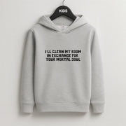 I'll Clean My Room In Exchange Wednesday Kids Hoodie 2