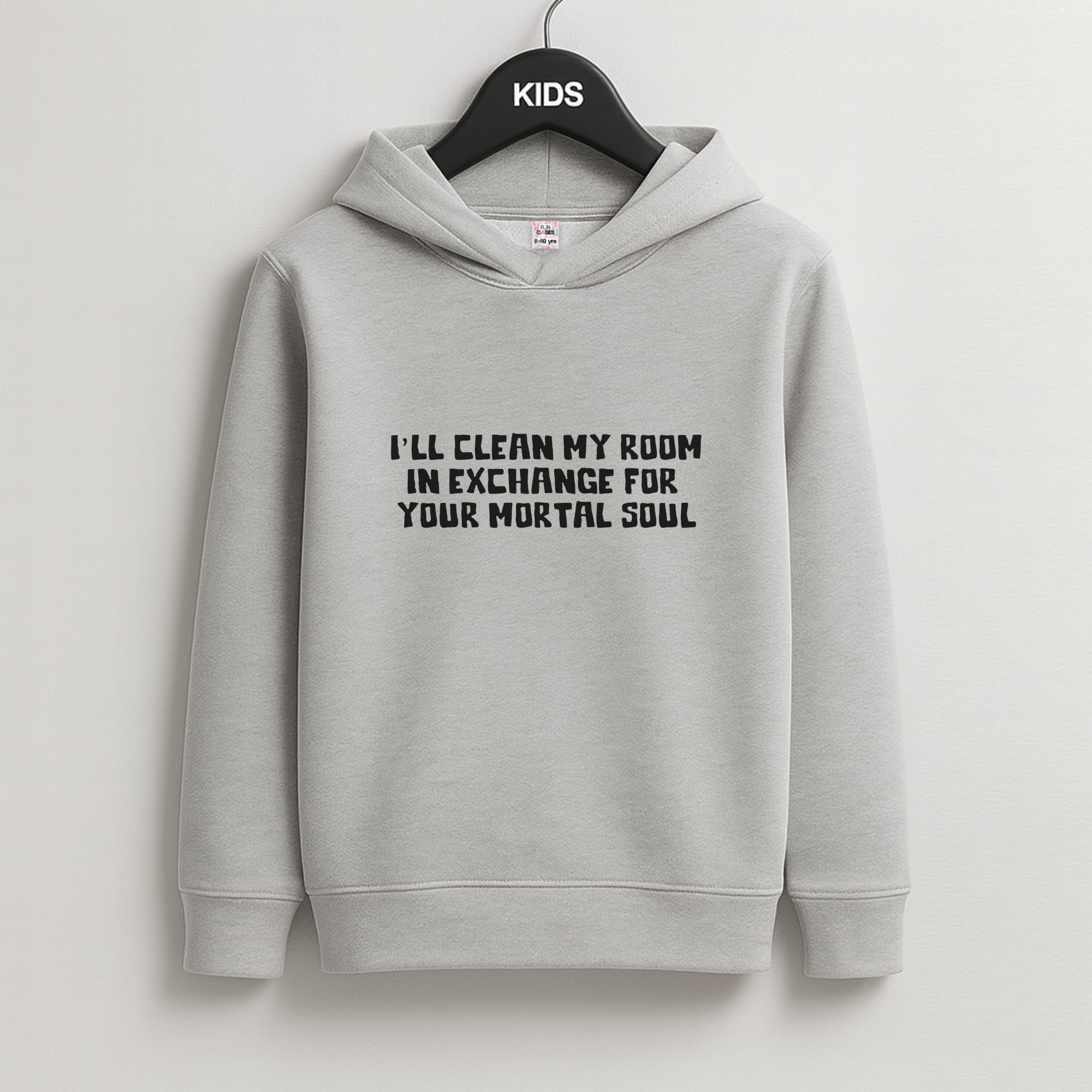 I'll Clean My Room In Exchange Wednesday Kids Hoodie