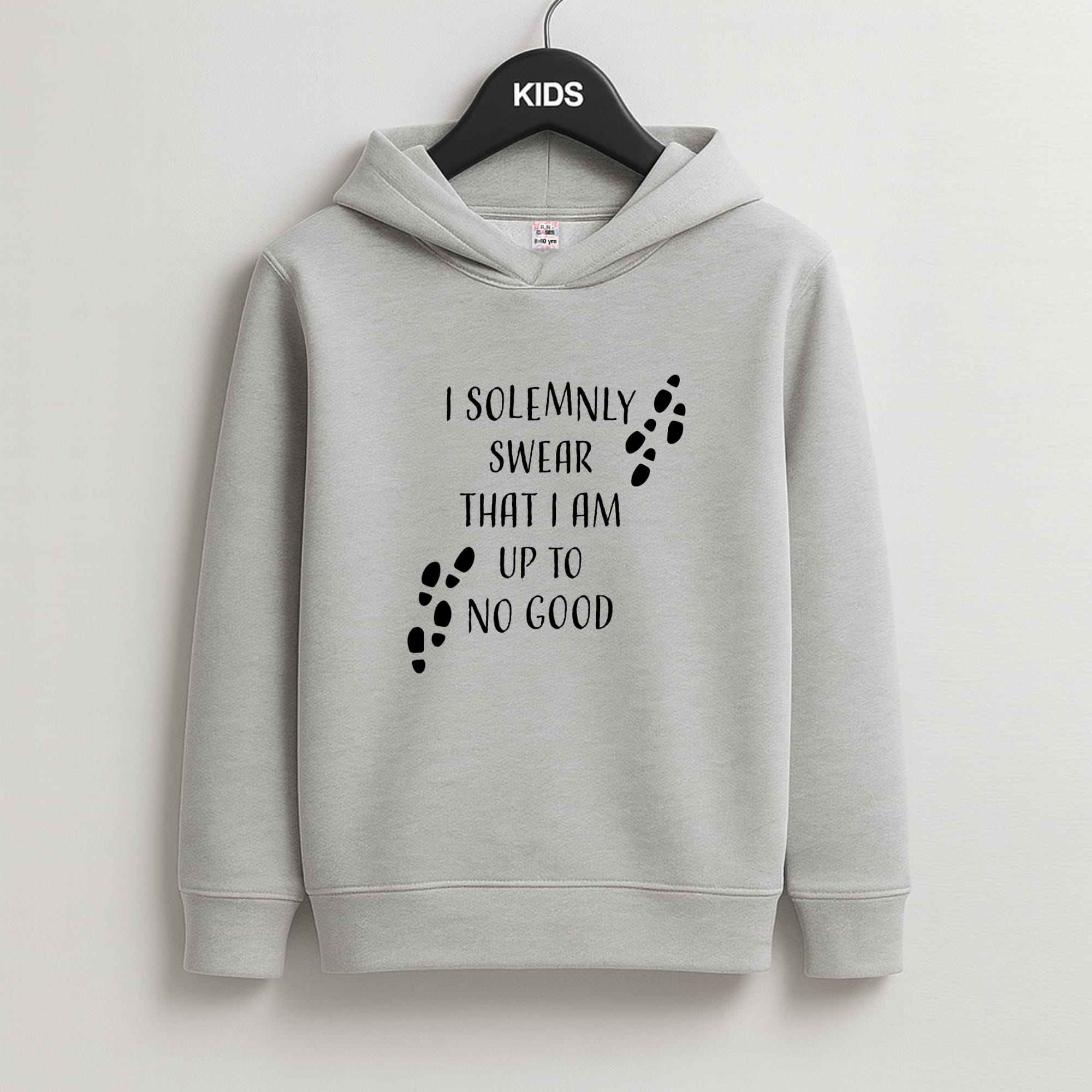 I Solemnly Swear Kids Grey Hoodie